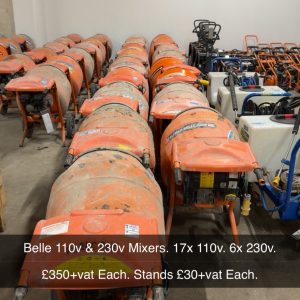 Belle 110v Electric Mixers Used