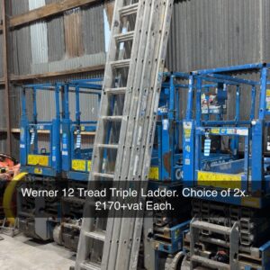 Werner 12 Tread Triple Ladder